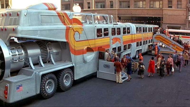 The Big Bus 1976 car movie