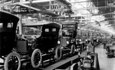 Ford Model T assembly line