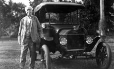 Thomas Edison with Ford Model T